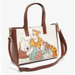 ⭐️Loungefly Disney Winnie the Pooh Group Hug satchel bag